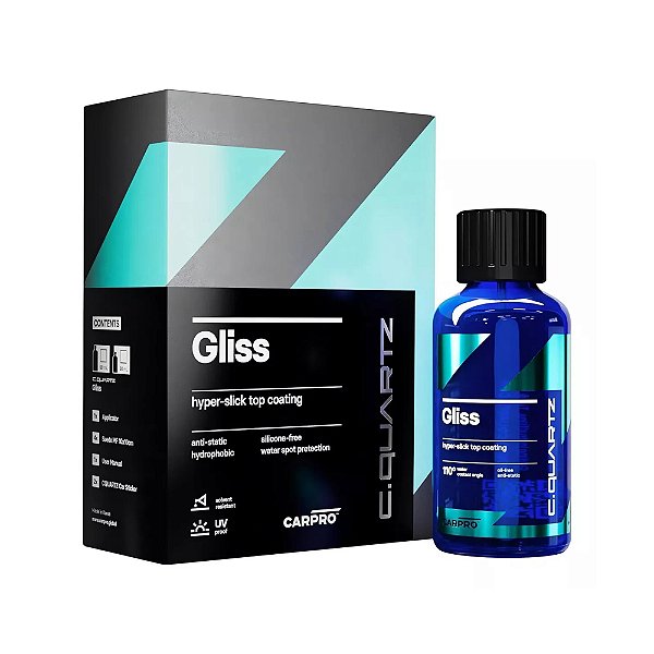 CQuartz Gliss Top Coat 30ml - CARPRO