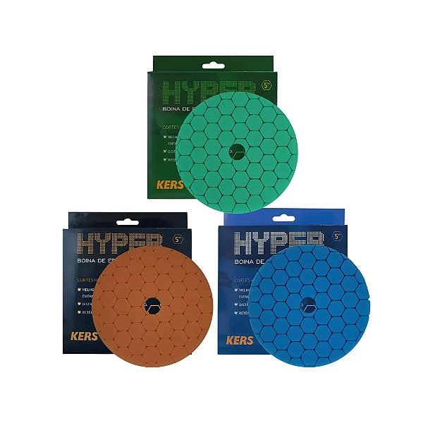 Kit de Boinas Hyper Three American Foam 5" 3UN - KERS