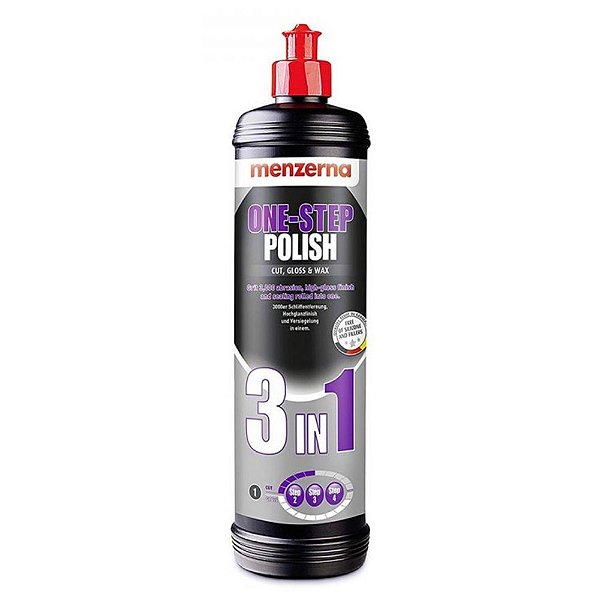 One Step Polish 3 Em 1 Lustro e Cera 250ml - Menzerna