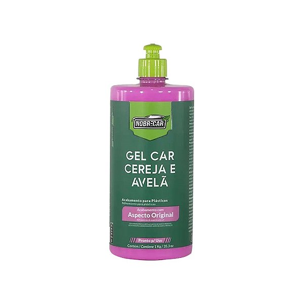 Gel Car Cereja e Avelã Acabamento Original Plástico 1kg - Nobrecar