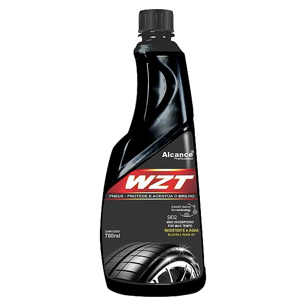 WZT Protetor e Brilho de Pneus Aerosol 400ml Alcance