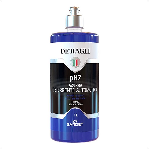PH7 Azurra Detergente Automotivo 1:400 Espuma Azul 1L Dettagli