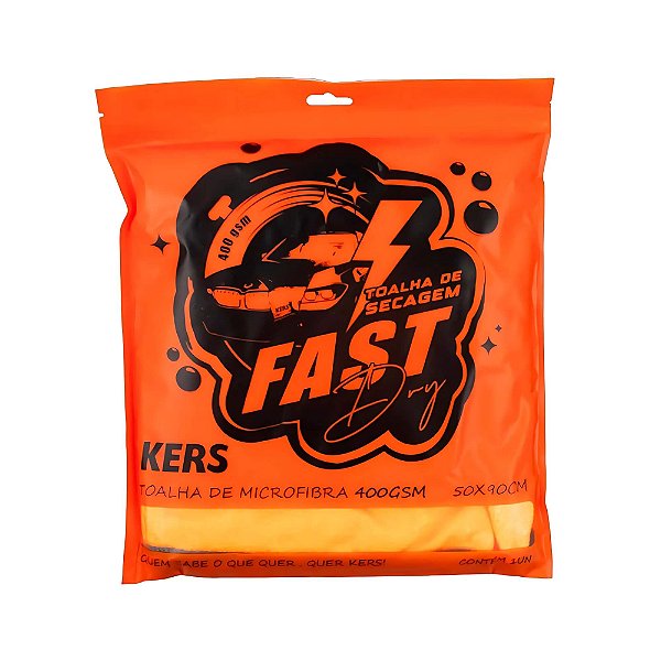 Fast Dry - Toalha de Microfibra 400gsm (90x50cm) - KERS