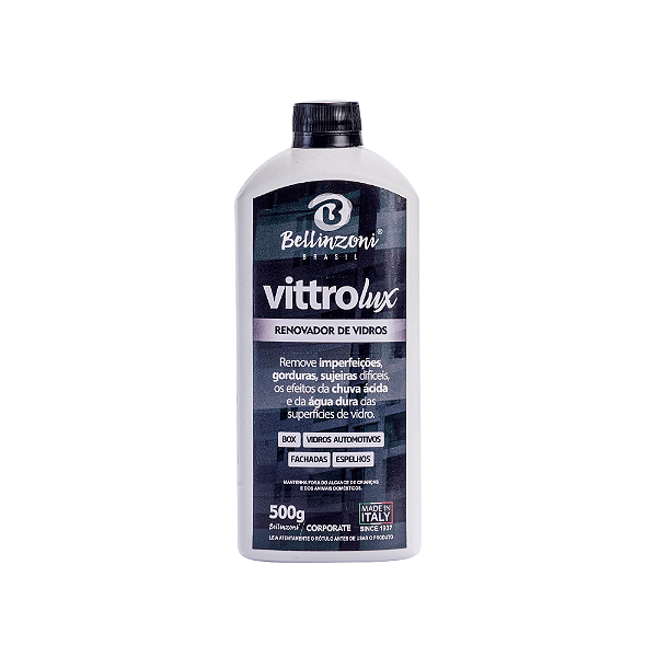 Vittrolux Renovador de Vidros 500g - BELLINZONI