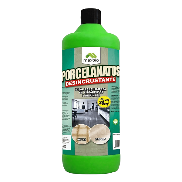Porcelanatos Desincrustante 1L - MAXBIO