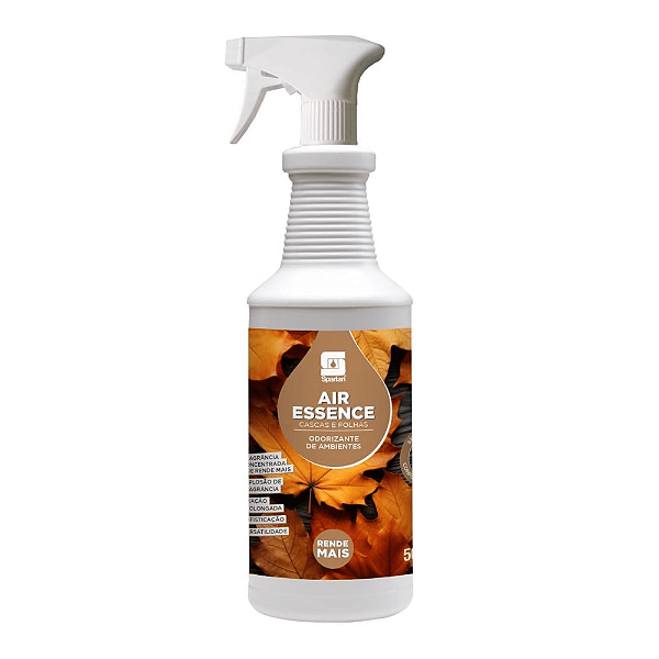 AIR ESSENCE CASCAS E FOLHAS - Odorizador de Ambientes 500ml - SPARTAN