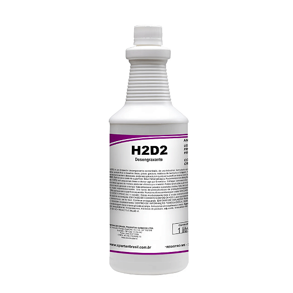 H2D2 - Desengraxante Industrial 1L - SPARTAN