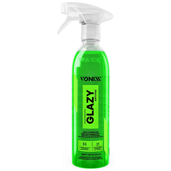 Glazy Anti-Fog Limpa Vidros Antiembaçante 500ml Vonixx