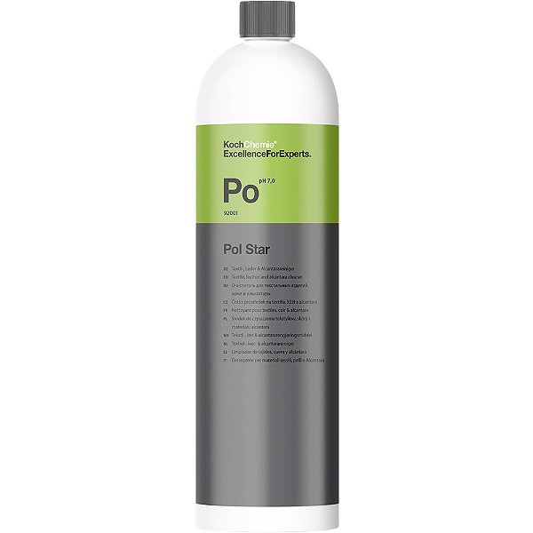 PO Pol Star Limpador de Couro Tecido E Alcântara 1l Koch Chemie