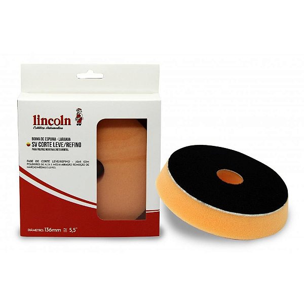 Boina de Espuma Laranja Corte Suave Refino 6¨ Lincoln