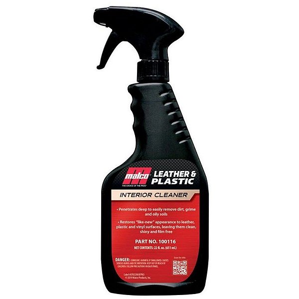 Leather & Plastic Cleaner Limpador de Plásticos e Couro 651ml Malco