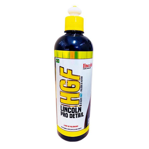 HGF Hi Gloss Fast Polidor Refino Lustro 500GR - Lincoln