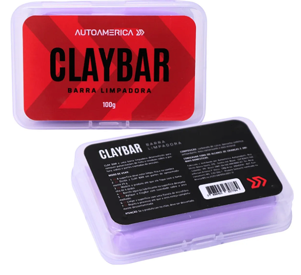 Clay Bar (Remove Pulverizações de Tinta) 100gr Autoamerica