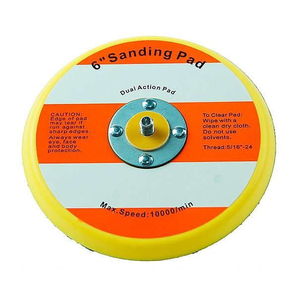 Suporte EVA P/ Roto C/ Rosca 6¨ Sanding Pad Kers