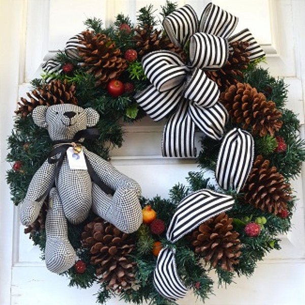 Guirlanda ursinho P&B