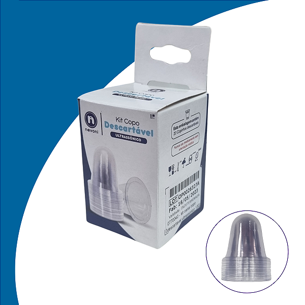 Kit caixa copo descartável ultrassónico - 13013