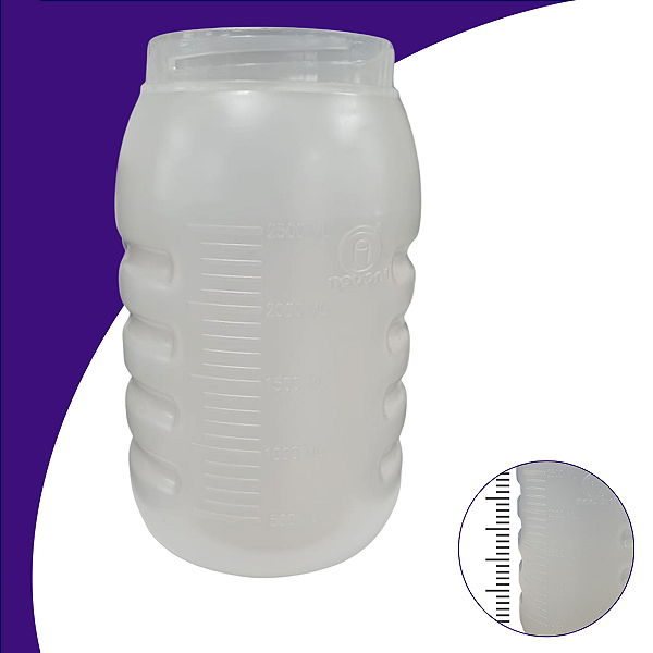 Frasco coletor autoclavável - 3,25 Litros