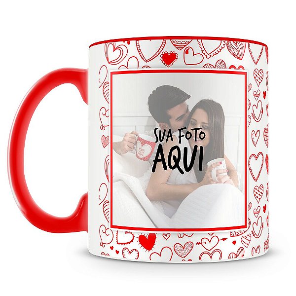 Caneca Personalizada Namorados Mod.3 (2 Fotos)