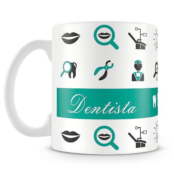 Caneca Profissão Dentista