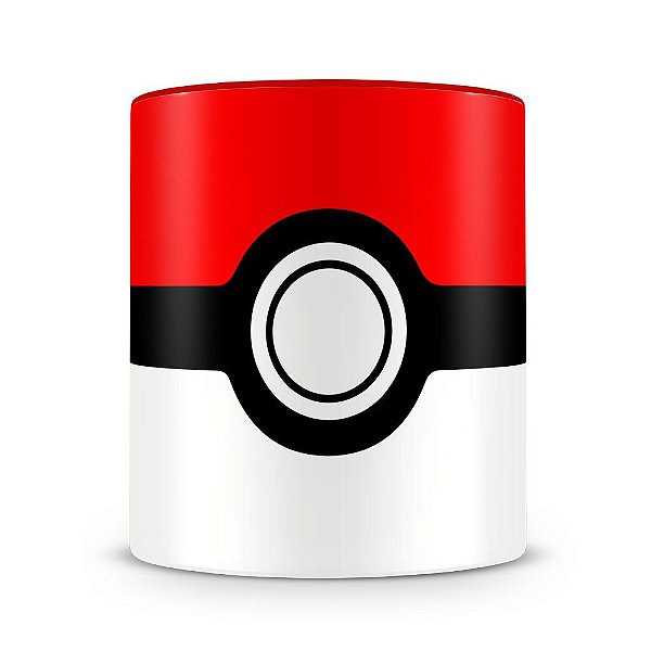 Caneca Personalizada Pokémon Pokebola (Vermelha)