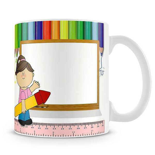 Caneca Estampada Dia dos Professores (Menina)