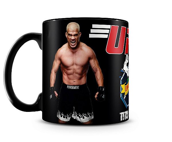 Caneca Personalizada UFC Tito Ortiz (100% Preta)