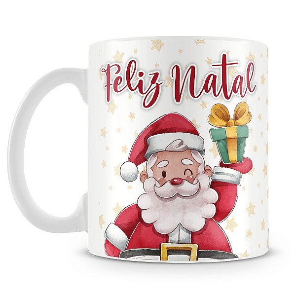 Caneca Personalizada Feliz Natal (Com Foto)