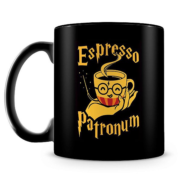 Caneca Personalizada Espresso Patronum (100% Preta)