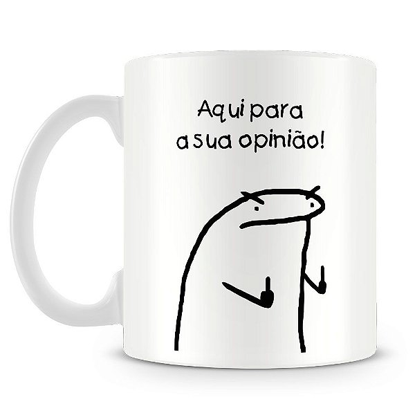 Caneca de Cerâmica Personalizada Flork Memes