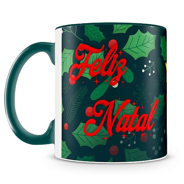 Caneca Personalizada Feliz Natal Mod.2 (Com Foto)