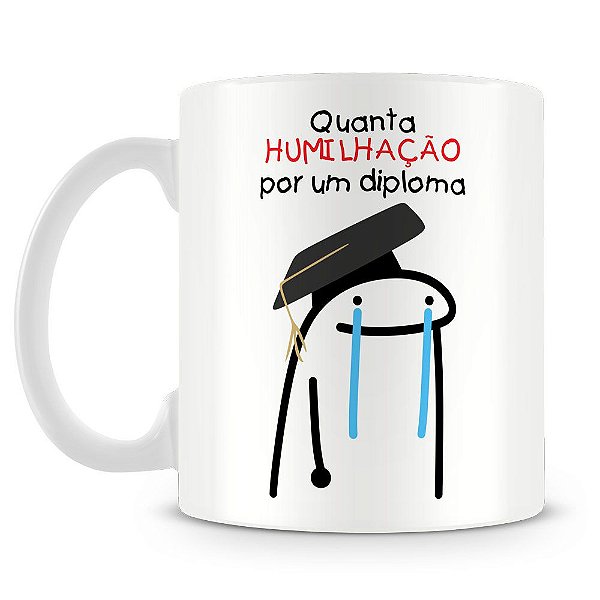 Caneca de Cerâmica Personalizada Flork Memes