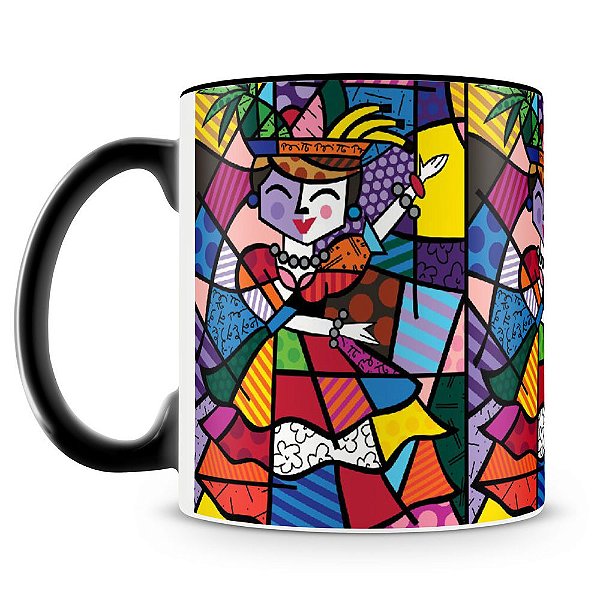 Caneca Personalizada Romero Britto Carmem Miranda