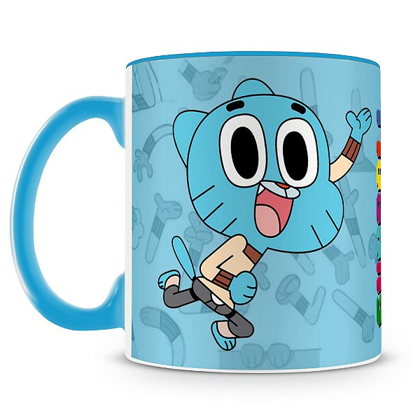 Caneca O Incrível Mundo de Gumball Personagens em Promoção na