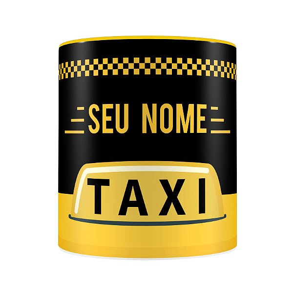 Caneca Personalizada Profissão Taxista (Com Nome)