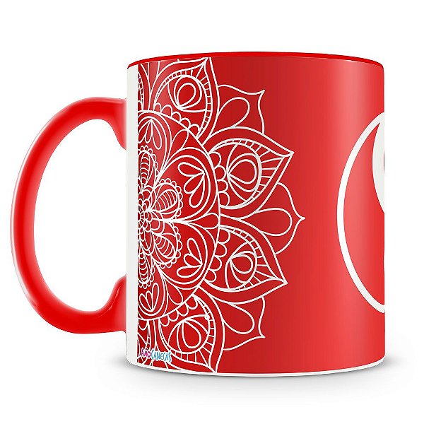 Caneca Personalizada Mandala Yin Yang (Mod.1)