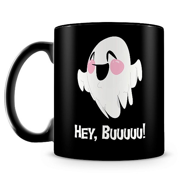 Caneca Personalizada Halloween Dia das Bruxas Mod.5 (100% Preta)