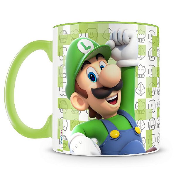 Caneca Personalizada Super Mario (Luigi)