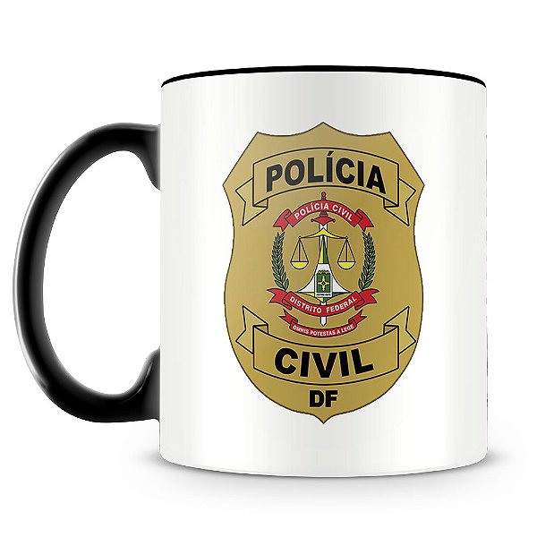 Caneca Polícia Civil do Distrito Federal (Com Nome)