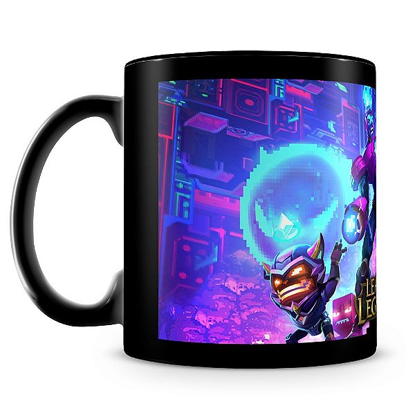 Caneca Personalizada League of Legends (Mod.4) 100% Preta