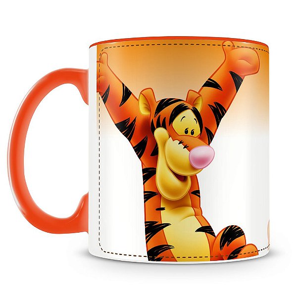 Caneca Personalizada Ursinho Pooh e Seus Amigos (Tigrão)