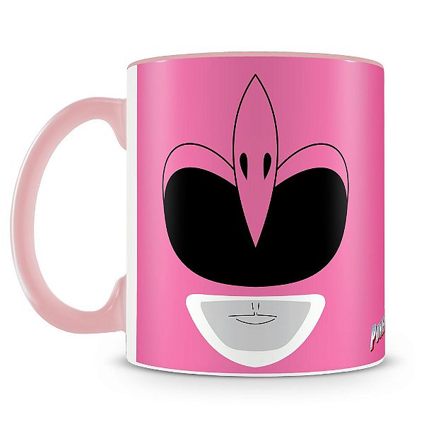 Caneca Personalizada Power Rangers (Ranger Rosa)