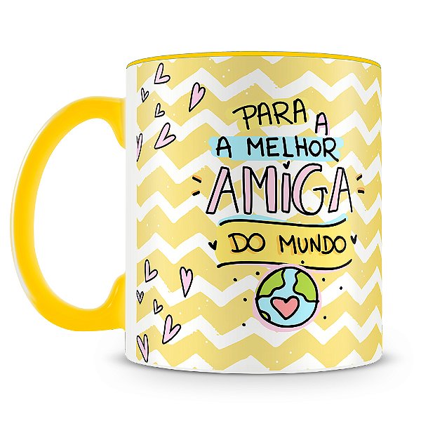 Caneca Estampada Melhor Amiga (Mod.1)