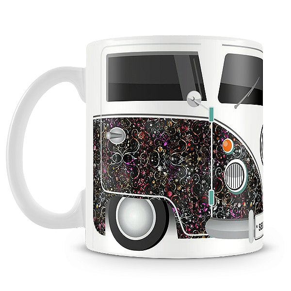 Caneca Personalizada Kombi Mod.1 (Com Nome)