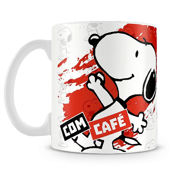 Caneca Snoopy Com Café Sem Café