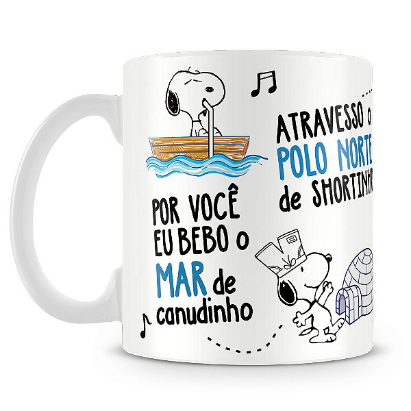 Caneca Snoopy Por Você...