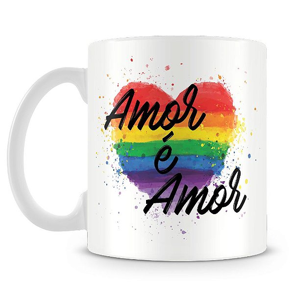 Caneca Personalizada Amor é Amor (Diversidade)