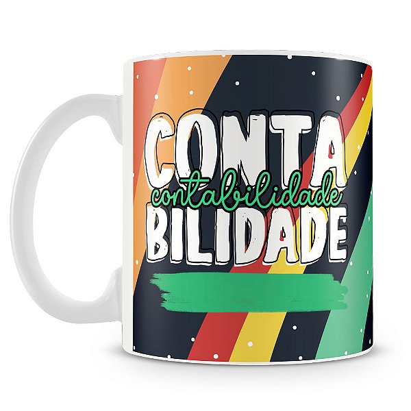 Caneca Personalizada Flork Contabilidade