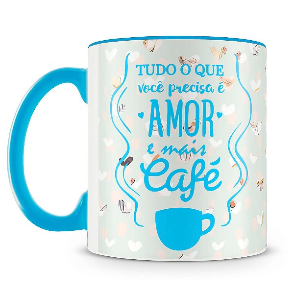 Caneca Personalizada Mais Amor e Café (Mod.2)
