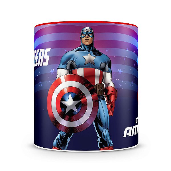 Caneca Capitão América (Mod.2)