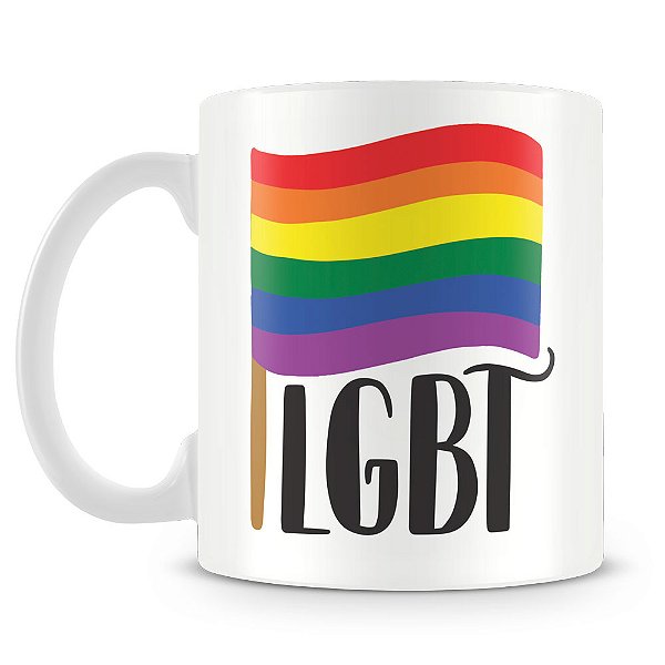 Caneca Bandeira LGBT